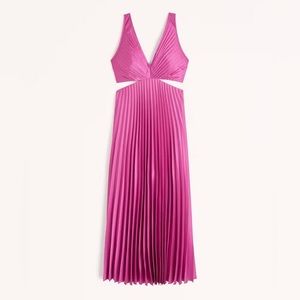 Abercrombie pink pleated dress.